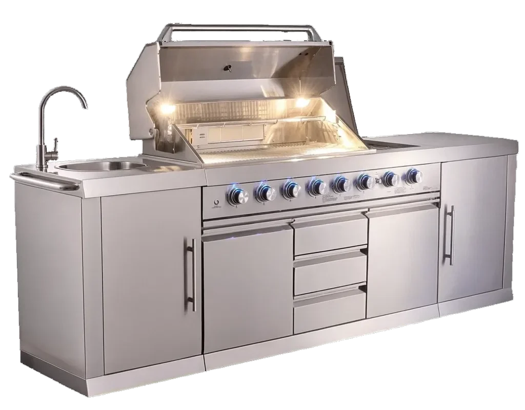 Berfmann 6+2 Barbekülü Outdoor Mutfak