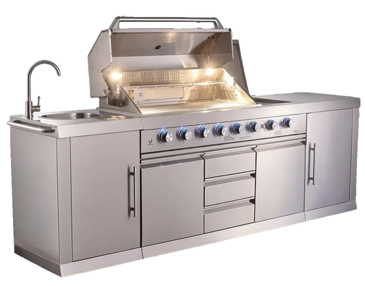 Berfmann 6+2 Barbekülü Outdoor Mutfak